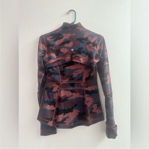 lululemon athletica Camouflage Jacket - Black, Blue, and Pink